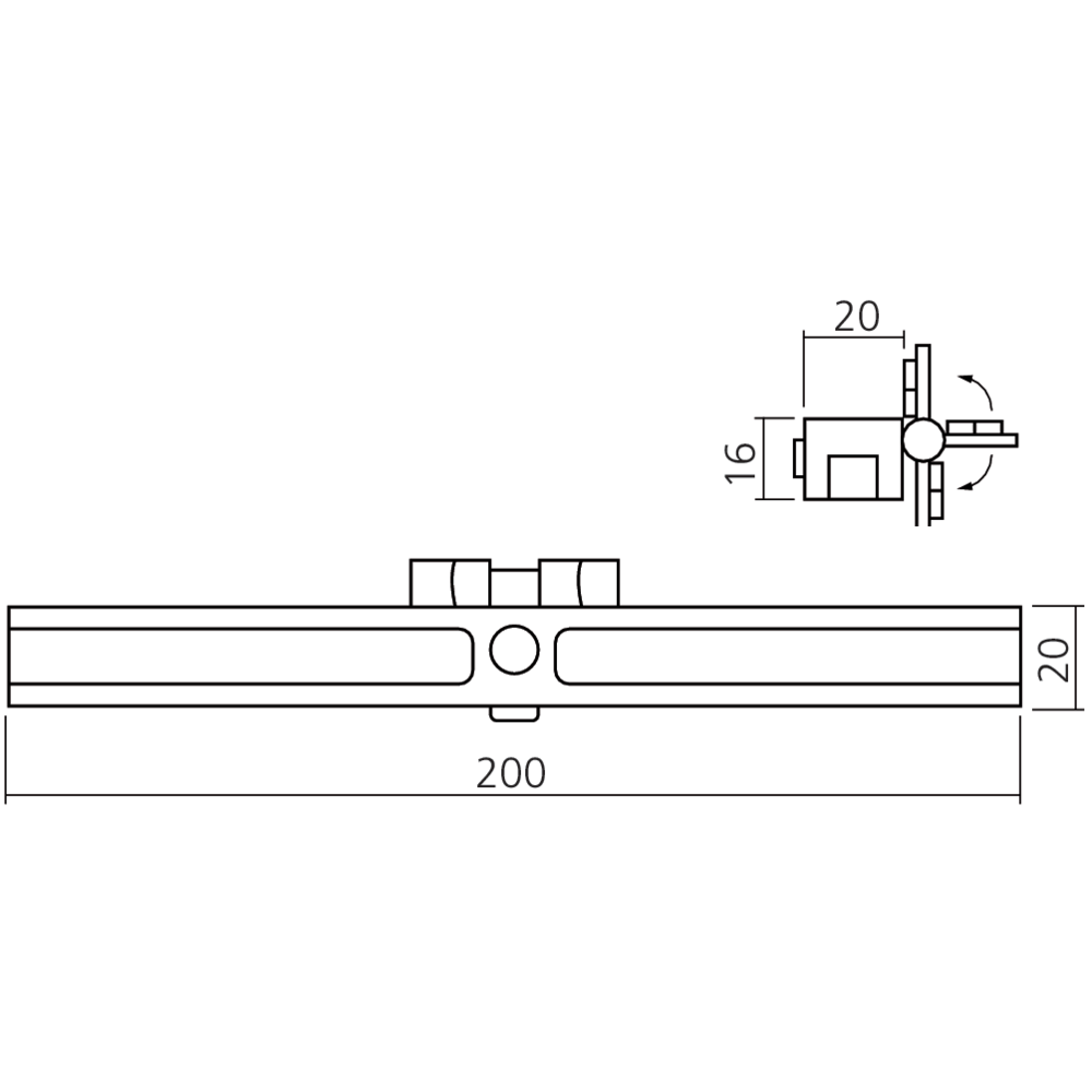 Kit 2 spots pour lit avec transformateur 12 V