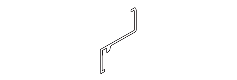 Lame intermédiaire pour grille 411