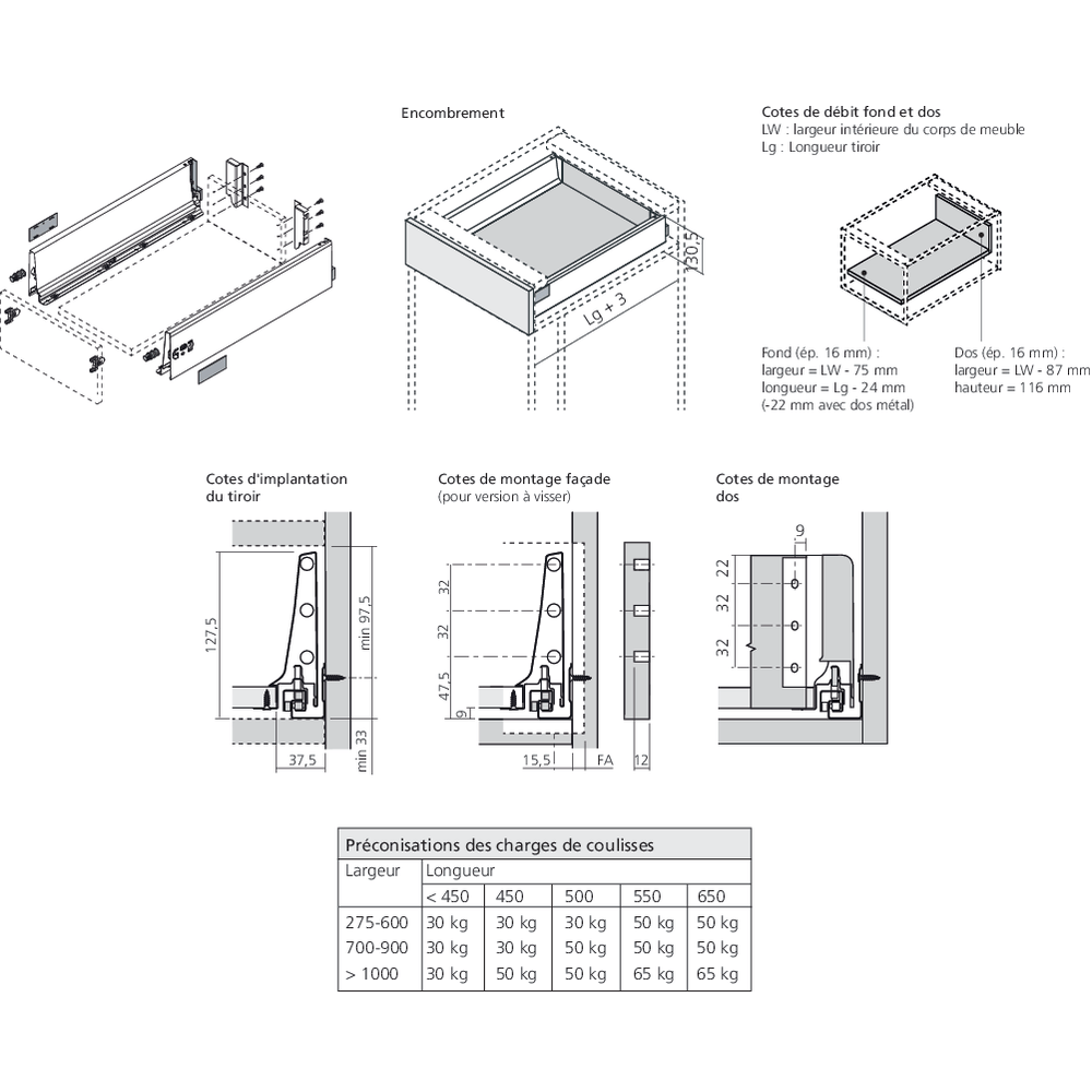TANDEMBOX hauteur K