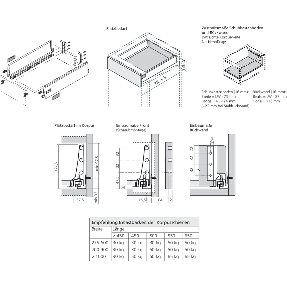 TANDEMBOX hauteur K