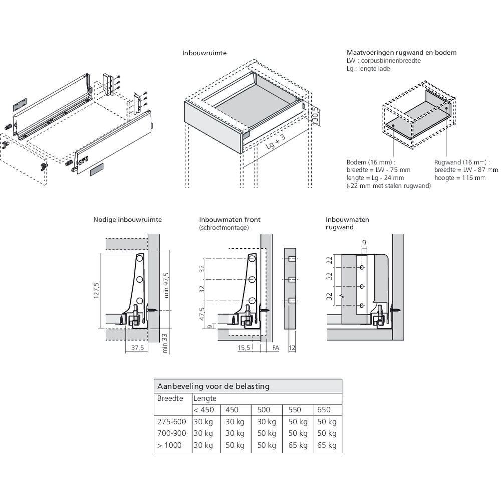 TANDEMBOX hauteur K