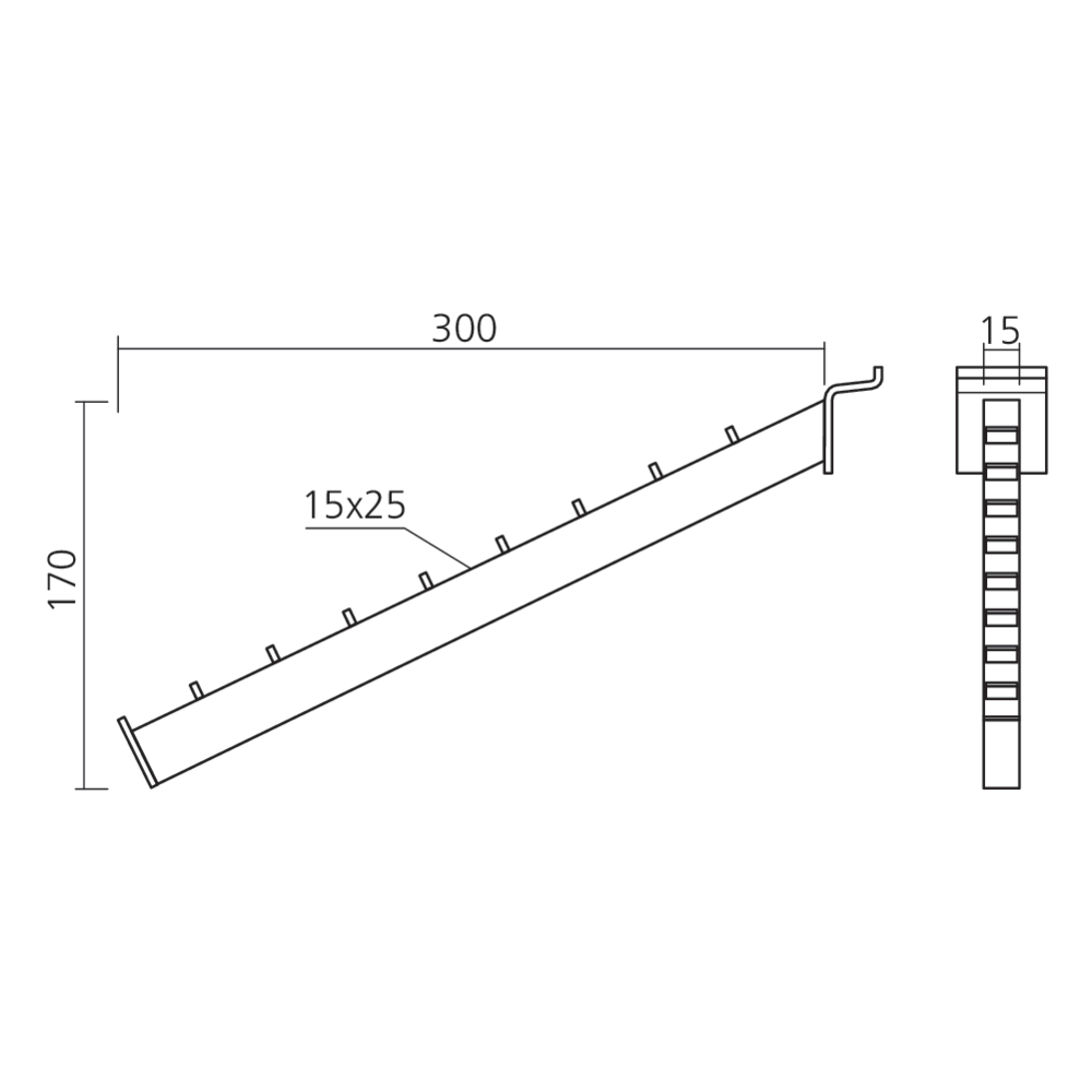 Bras perroquet LOFT 1
