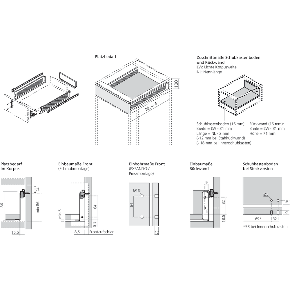 METABOX 320M hauteur 86 sortie simple