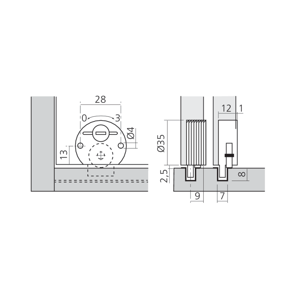 Roulette bas T2008/2009