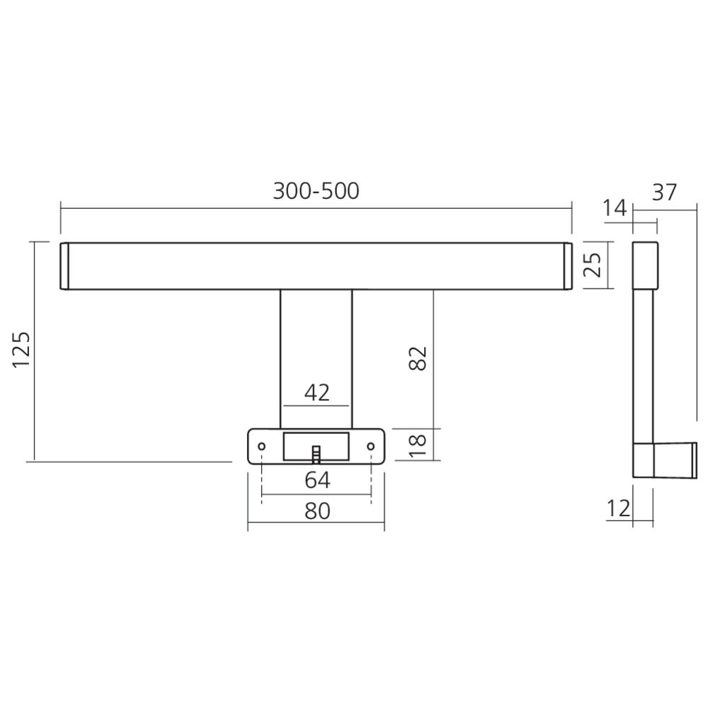 Luminaire LED de salle de bain Lilium