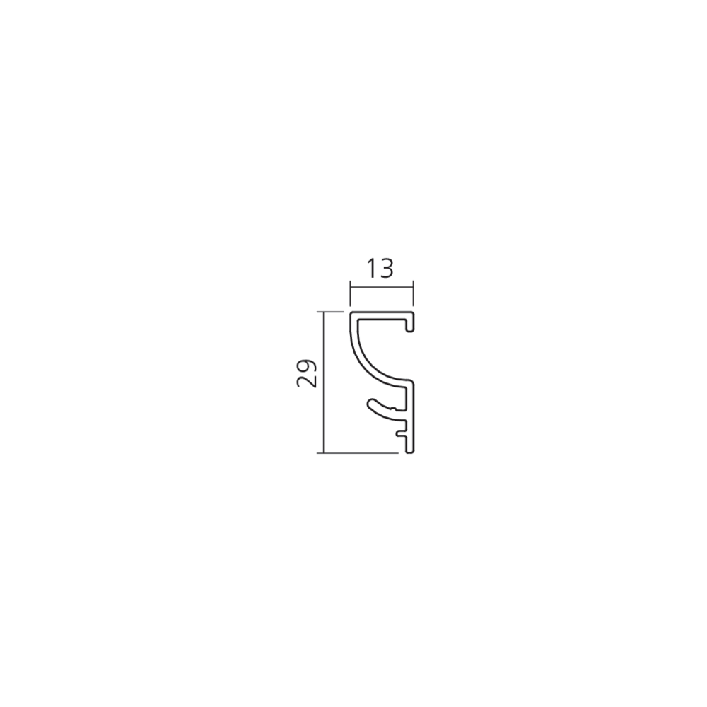 Profil haut pour grille