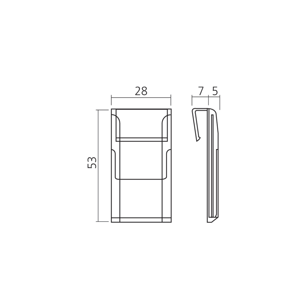 Cadre porte fiche