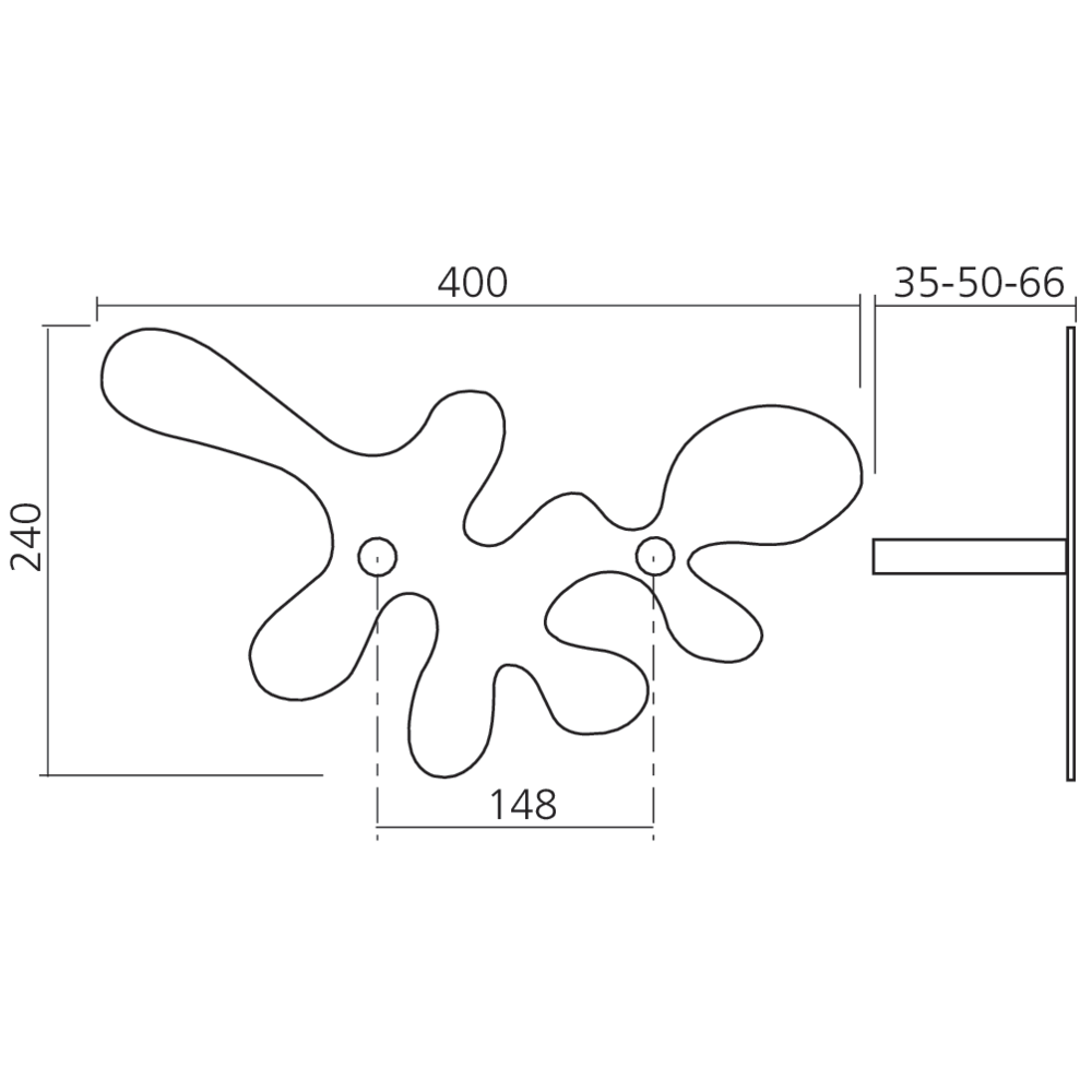 Ensemble 3 patères CAMOUFLAGE