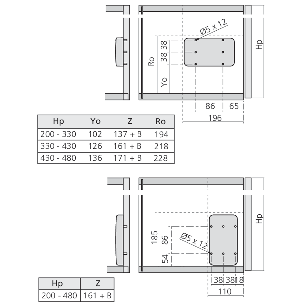 Ferrure Miniwinch