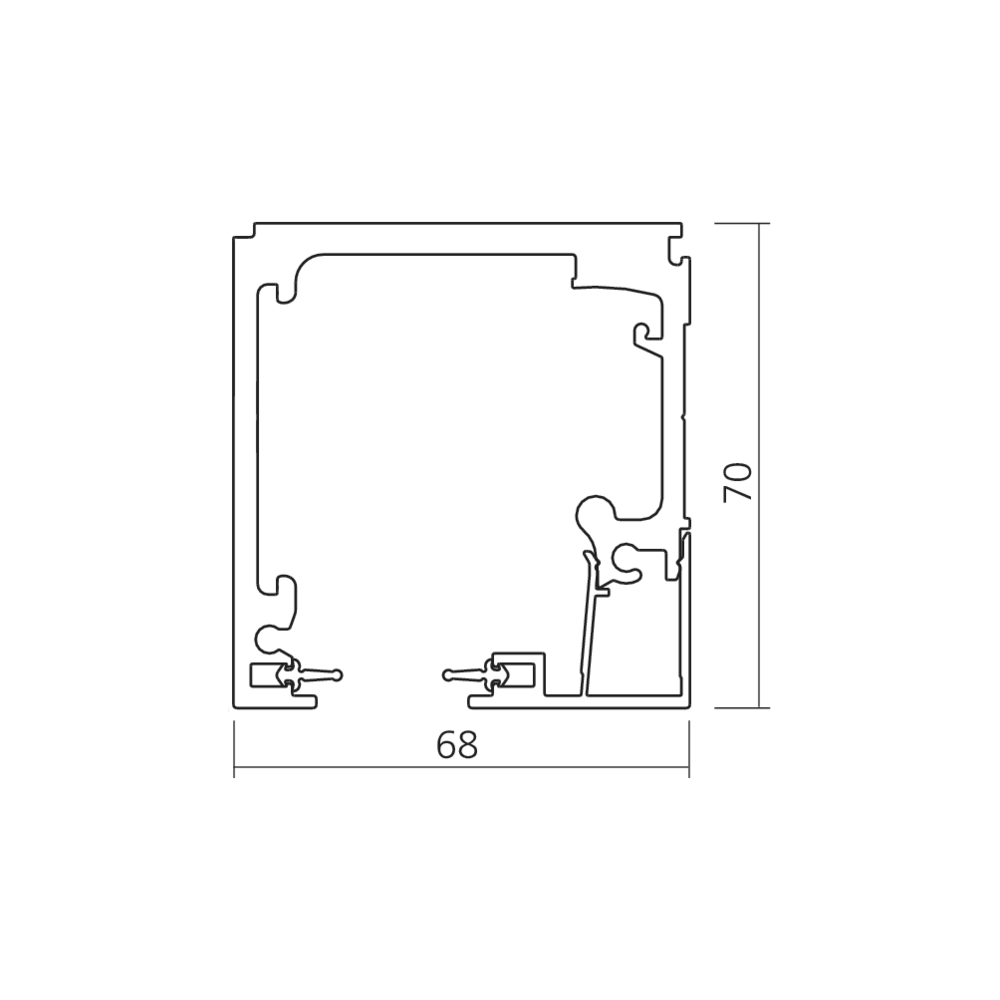 Jeu de rails Purolino PLUS pour glace fixe