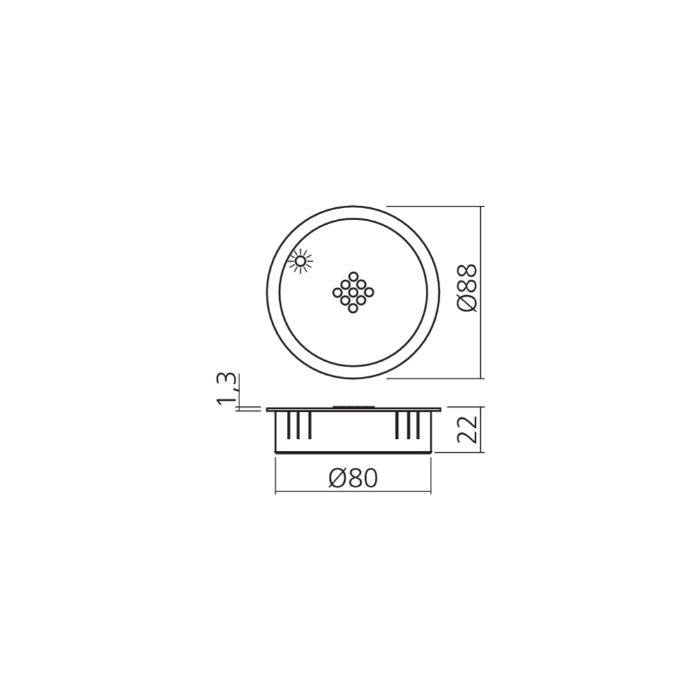 Chargeur sans fil encastrable