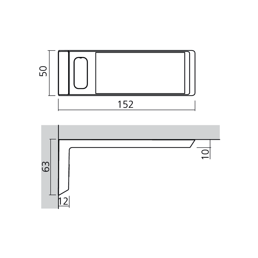 Spot LED en applique 12 V