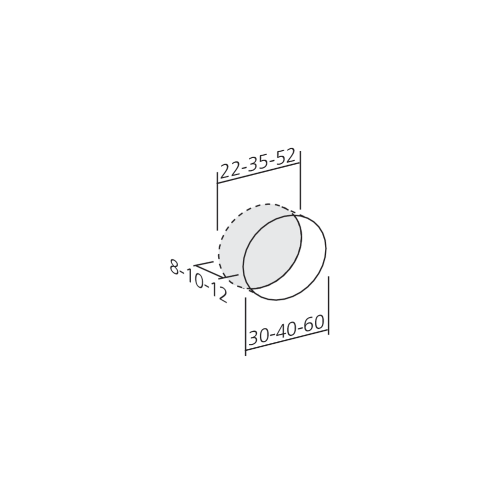 Poignée inox cuvette