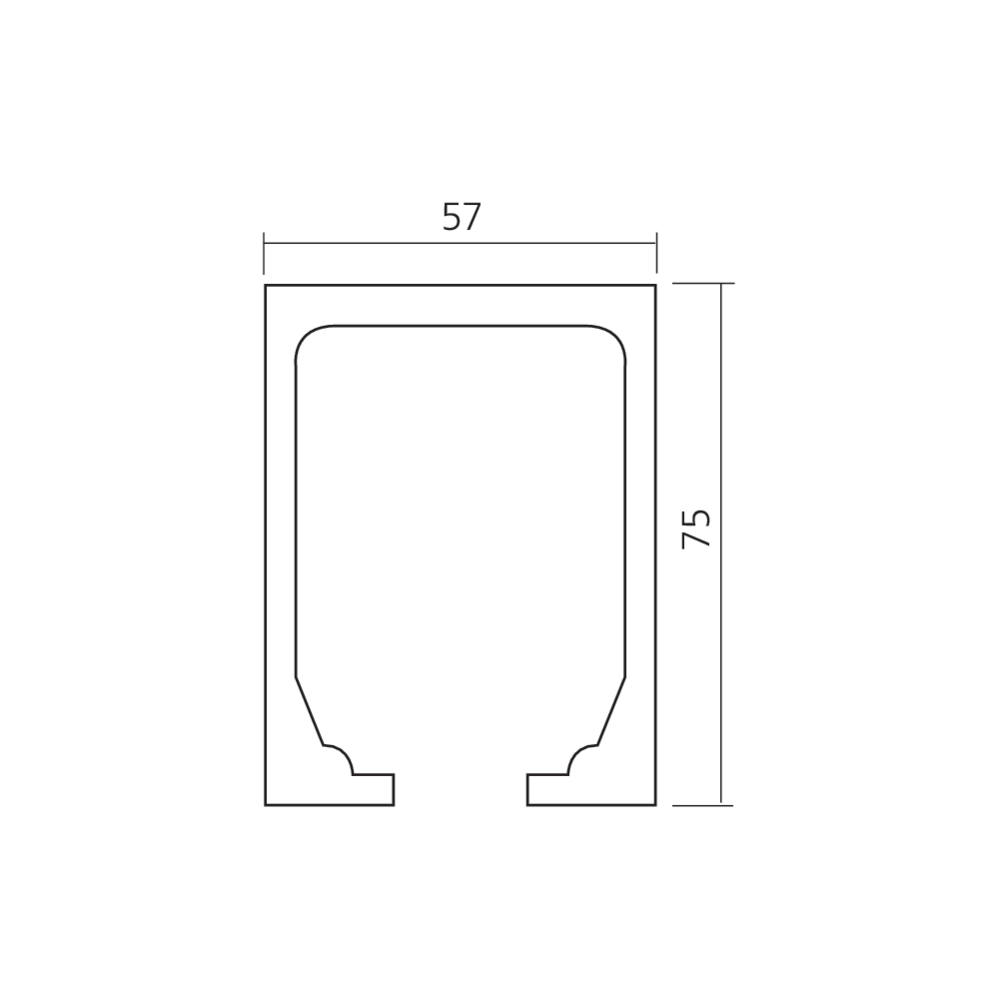 Rail simple Junior 250