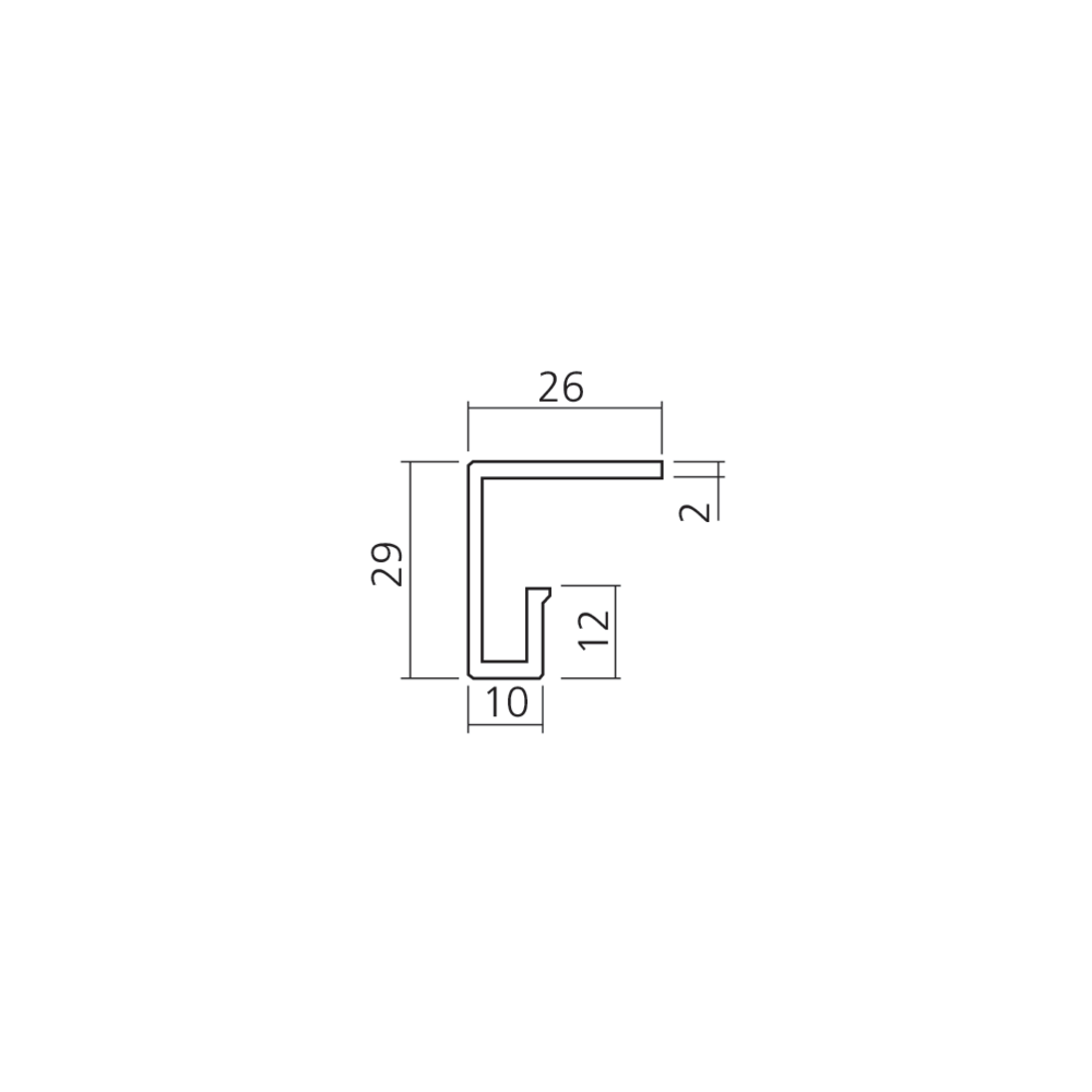 Profil cimaise de plafond
