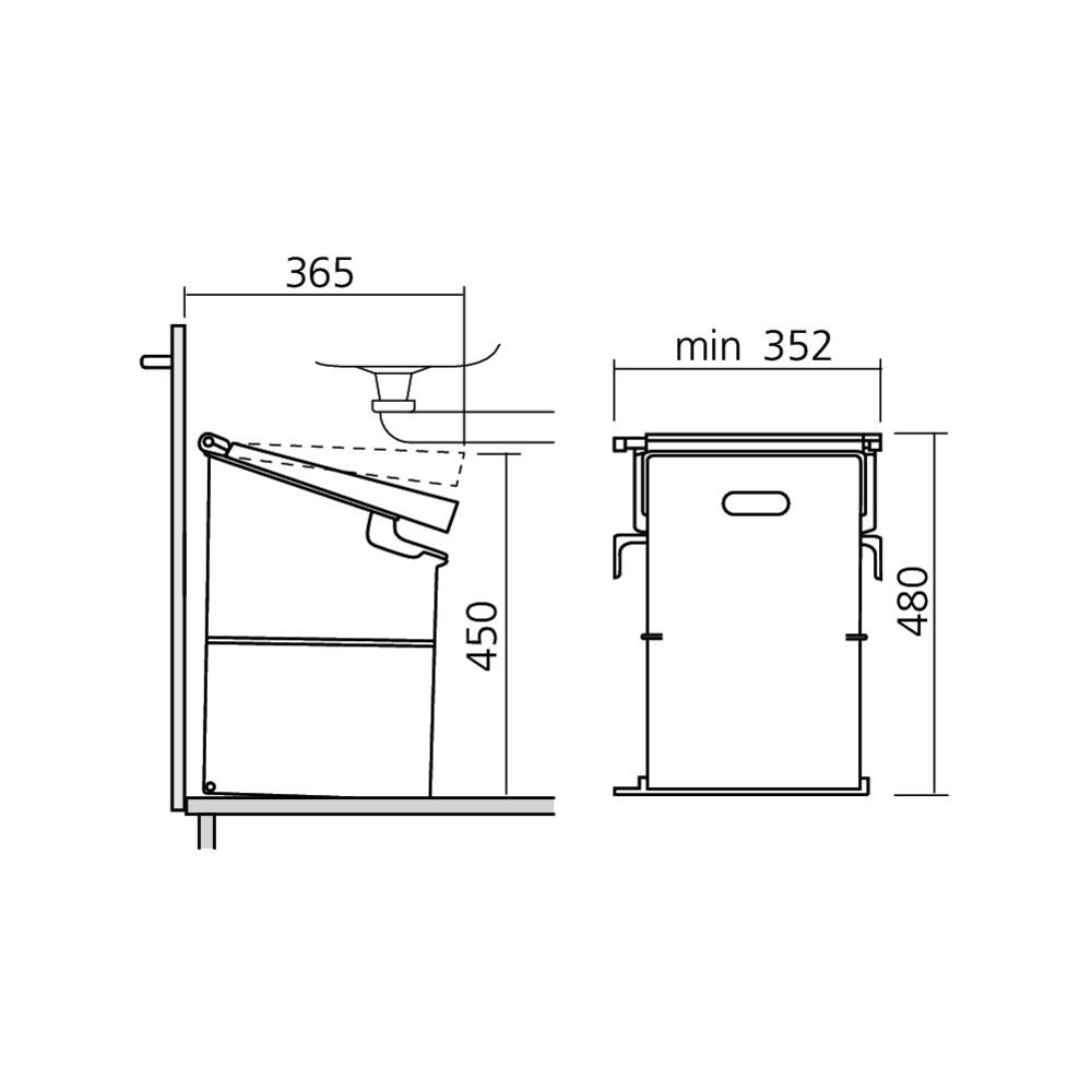 Poubelle Kipp 35 L