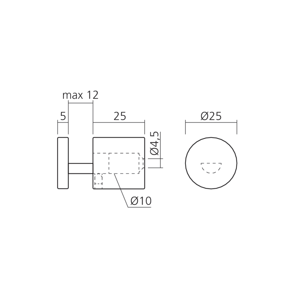 Support ajustable inox