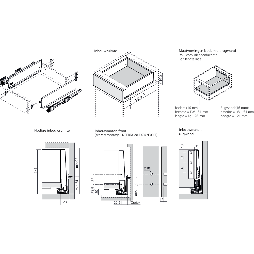 MERIVOBOX tiroir K gris orion mat