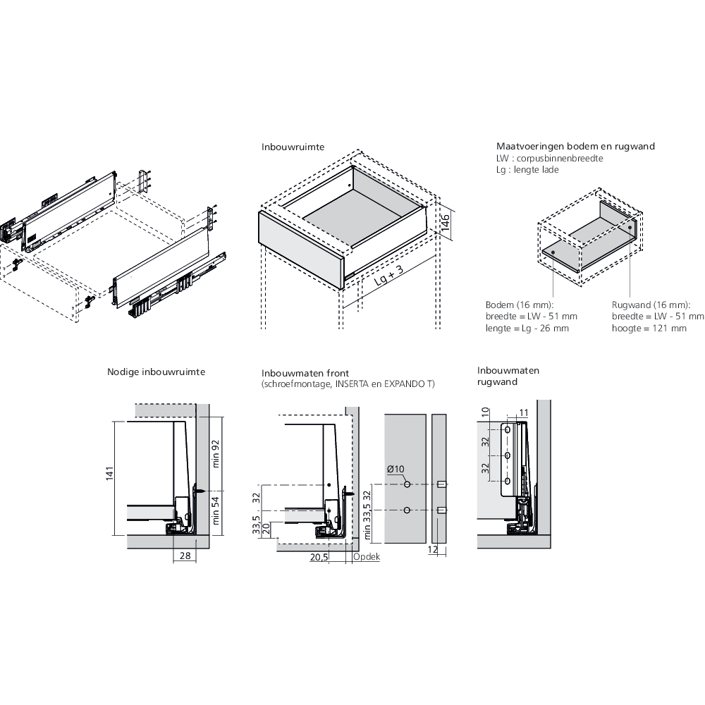 MERIVOBOX tiroir K gris orion mat