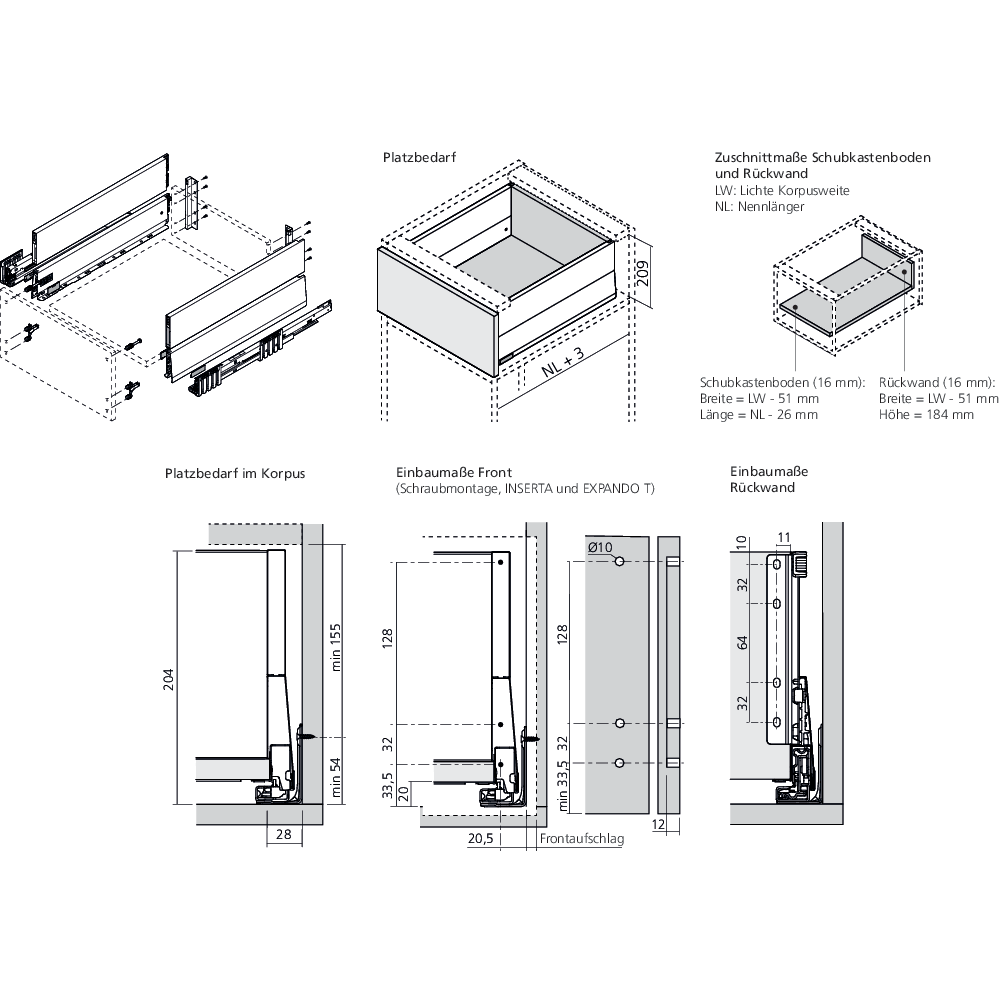 MERIVOBOX tiroir E BOXCAP blanc soie mat