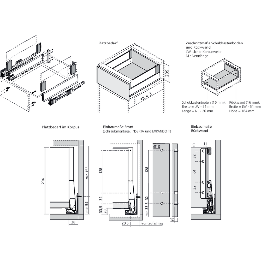 MERIVOBOX tiroir E BOXCOVER blanc soie mat