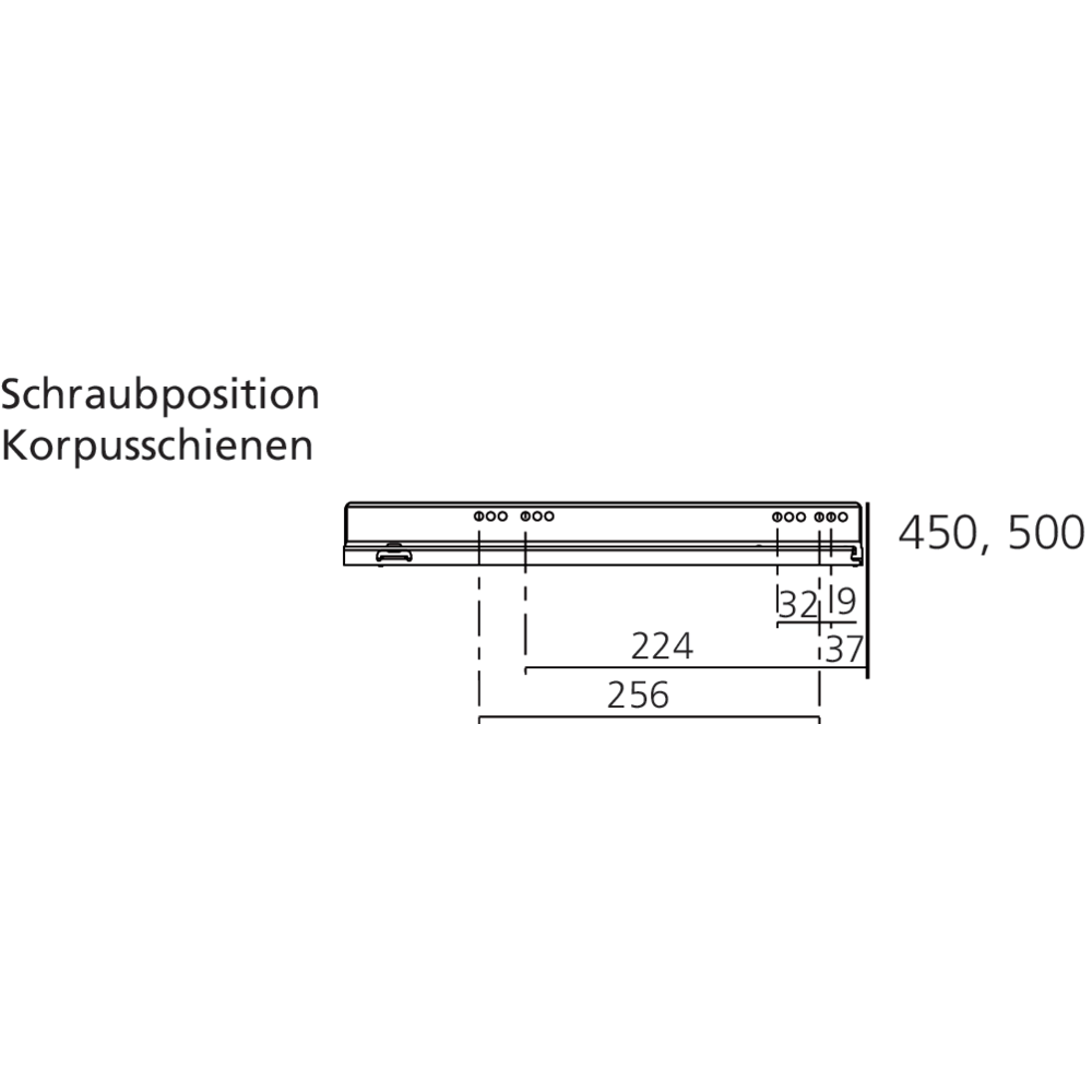 LÉGRABOX TIP-ON blanc soie mat hauteur N