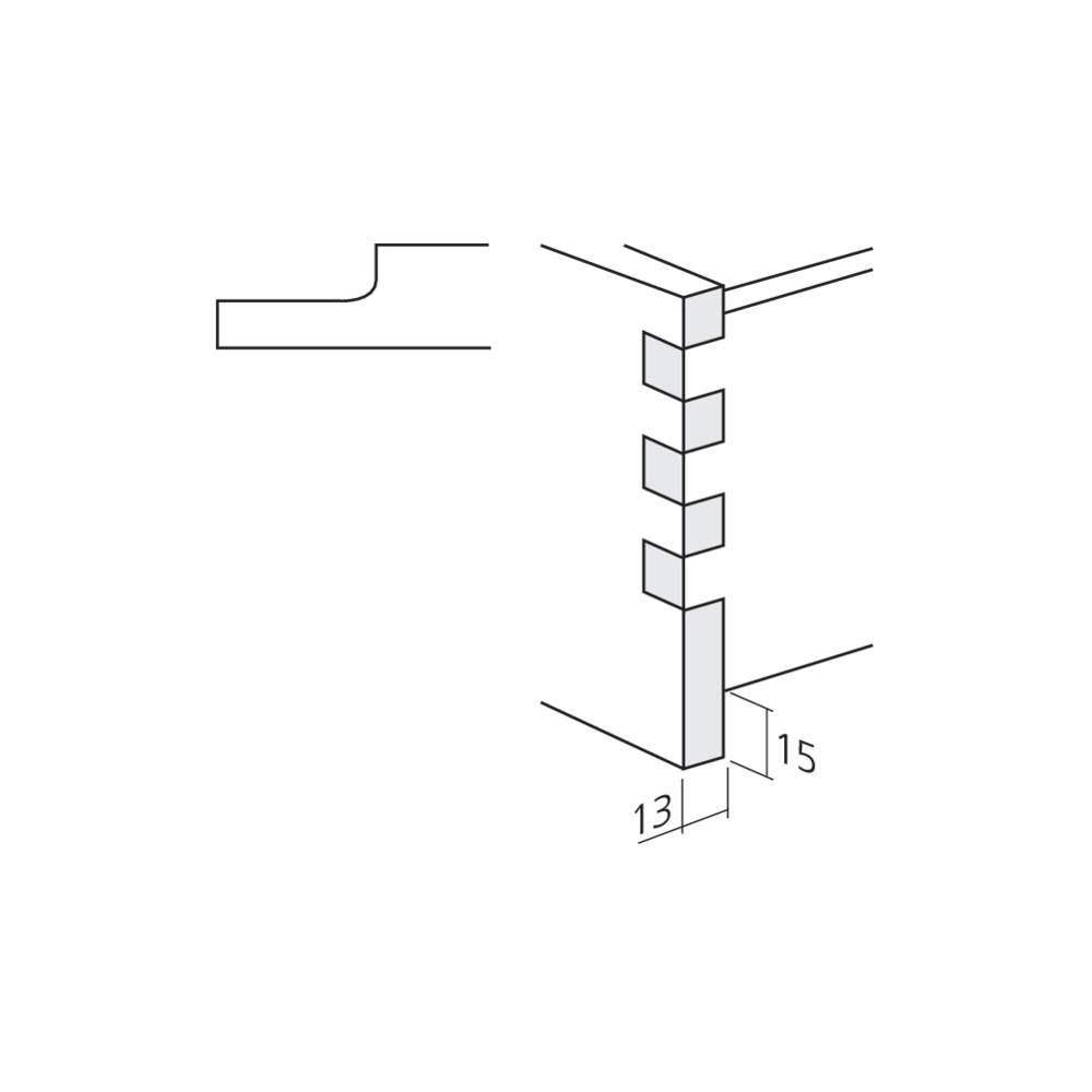 Tiroir bois SEZ - À l'anglaise