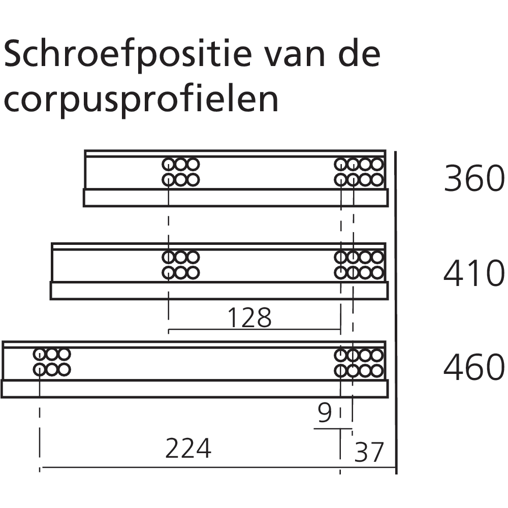 TANDEM 551H charge 30 kg avec BLUMOTION intégré