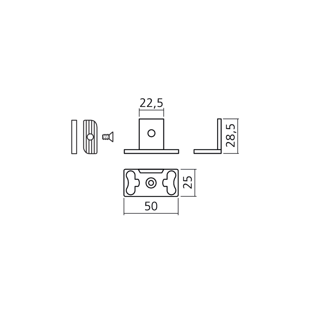 Equerre de fixation STILIPHOS