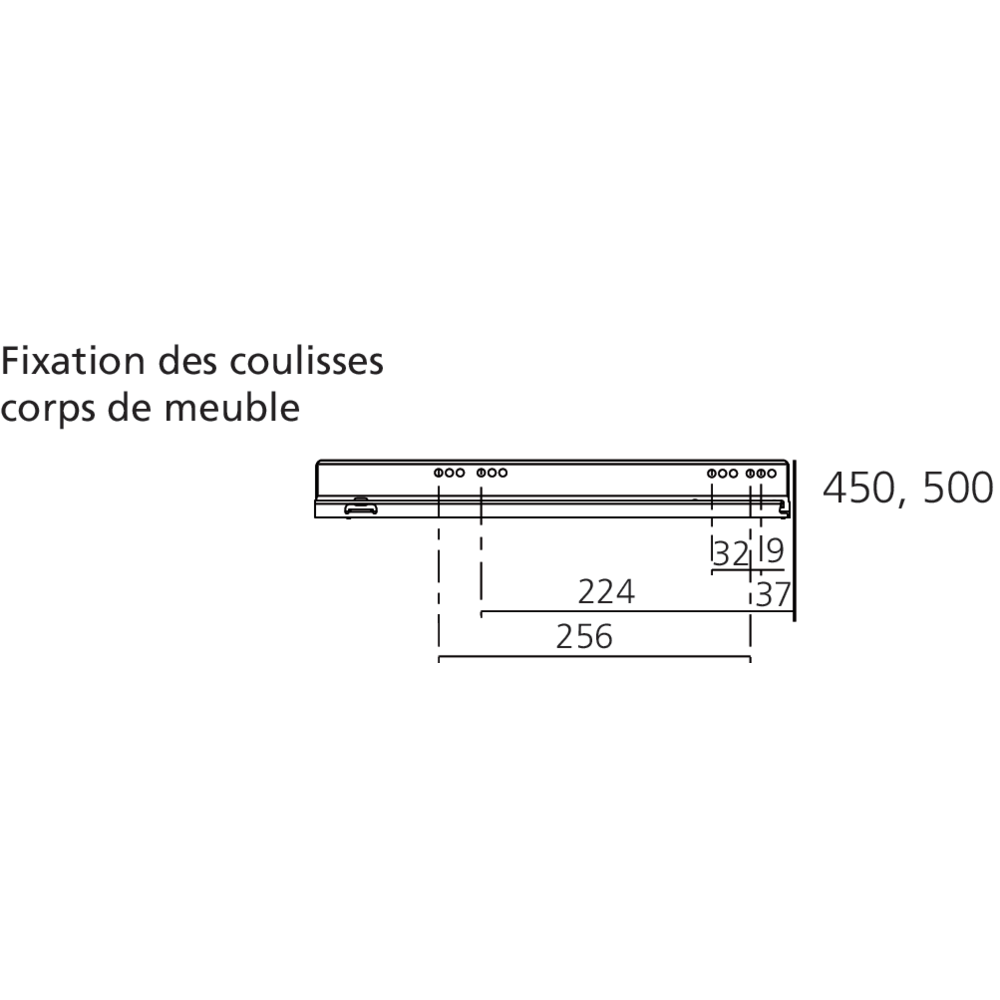 LÉGRABOX TIP-ON noir carbone mat hauteur N