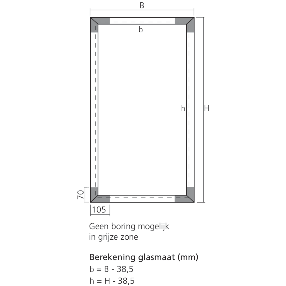 Cadre alu Profil Air