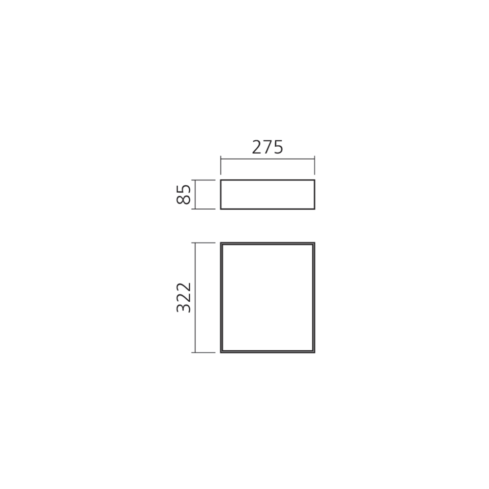 Boîte de rangement CINA hauteur 85