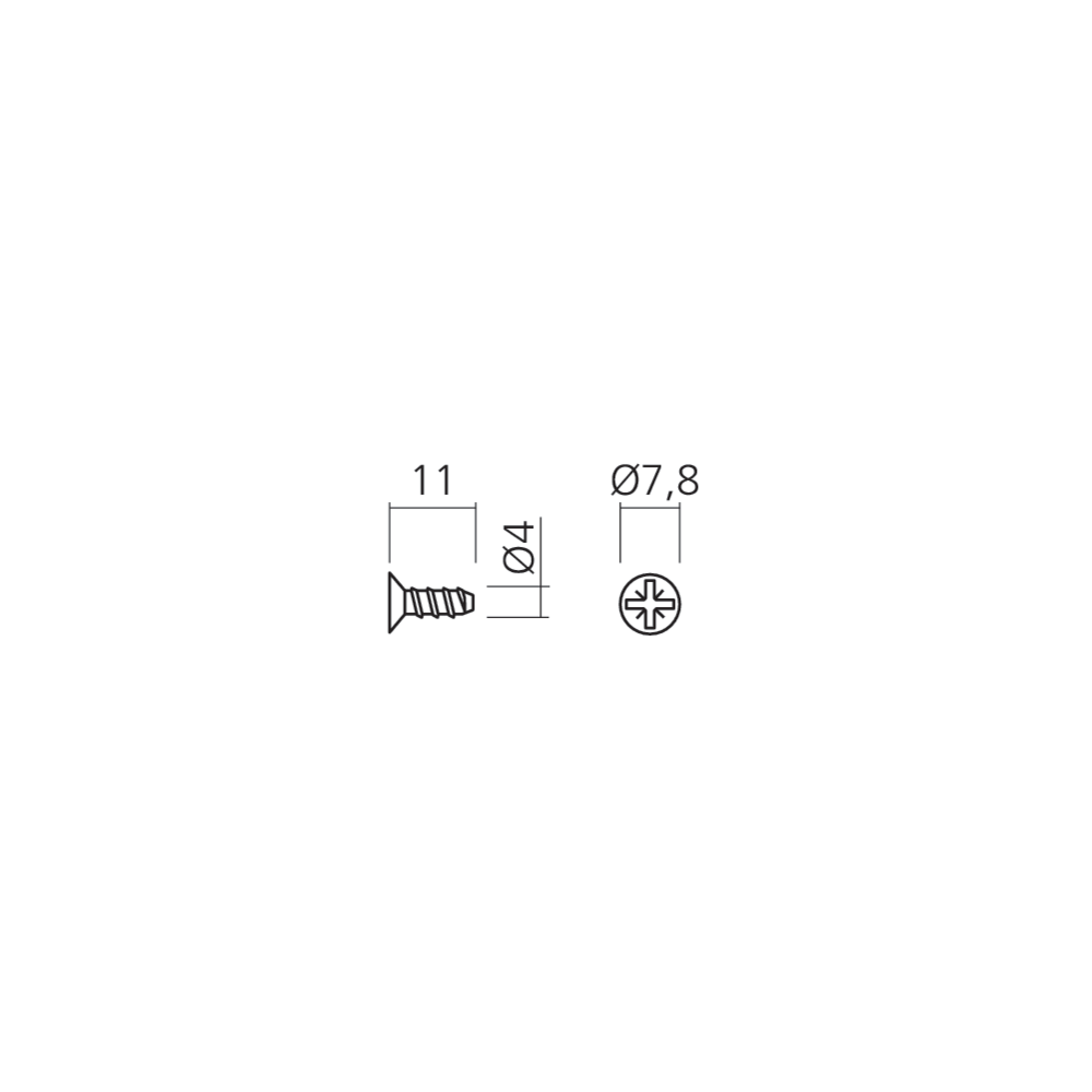 Vis Euro standard Ø3 mm