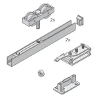 Set Junior 160/B voor 1 deur