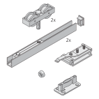 Garniture 1 porte Junior 160/B