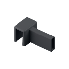 Klemverdeelstuk voor dwarsrelinghouder