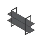 Cadres d'étagère SMART hauteur 580 mm