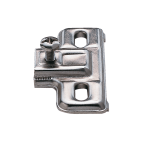 Montageplaat om te schroeven voor scharnier met korte arm