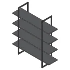 Cadres d'étagère SMART hauteur 780 mm