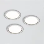 Set van 3 LED spots 230 V Ø58 mm