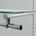 Steun voor tablet en kledingstang