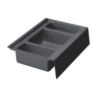 Range-accessoires et range-poubelle pour tiroir SDB