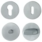 Platte ronde rozet inox