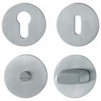 Rosace plate ronde inox