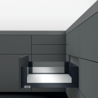 LEGRABOX free TIP-ON carbon zwart hoogte C