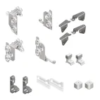 Garnituur voor 1 vouwdeur PS11