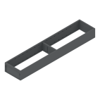 Cadre largeur 100 mm design acier