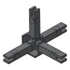 Jonction 4 voies CADRO vitrine