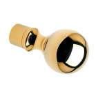 Halfronde eindkap op voet