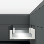 LEGRABOX free TIP-ON zijdewit mat hoogte C